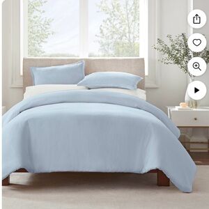 Serta King size duvet cover with 2 shams